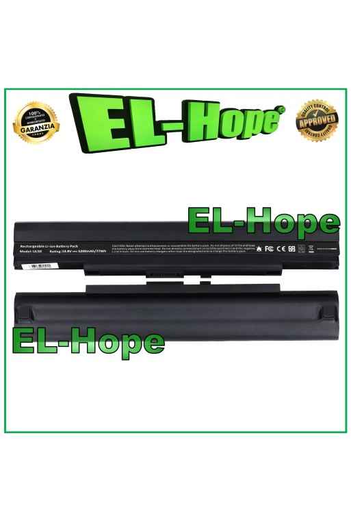 Batterie pour ordinateur portable ASUS A31-UL50 A31-UL30 5200 mAh 14,8 V, noire, e'quivalente a' le originale