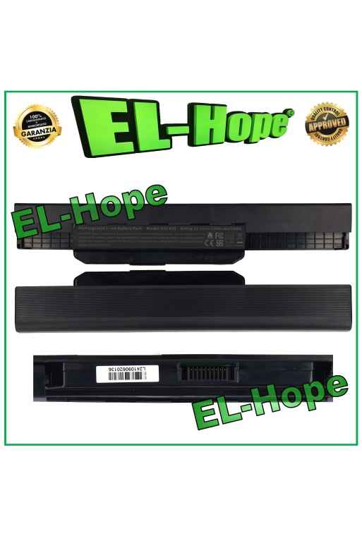 Batterie pour ordinateur portable ASUS A43EI241SV-SL 5200 mAh 11,1 V, noire, e'quivalente a' le originale