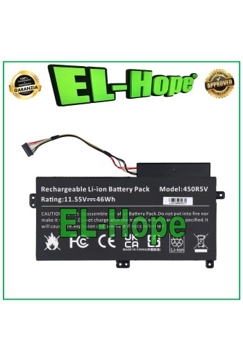 Batterie pour ordinateur portable Samsung NP450R5V 4 000 mAh 11,55 V, noire, e'quivalente a' le originale