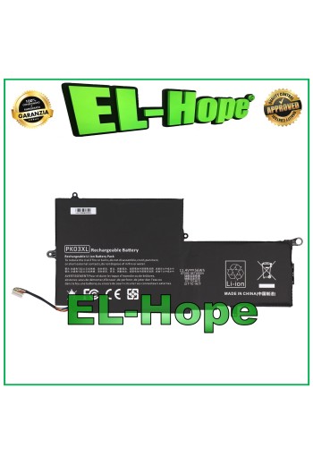 Batterie pour ordinateur portable HP PK03XL 789116-005 4810 mAh 11,4 V 56 Wh, identique a' le original