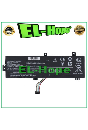 Batterie pour Lenovo Ideapad 310 510 15 L15L2P 4030 mAh 7,6 V Noir Égal a' le original