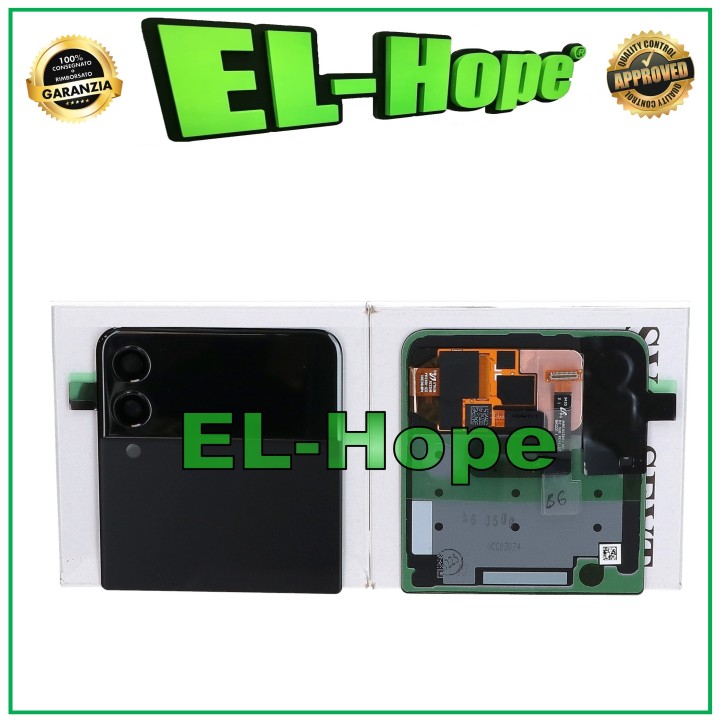 Écran exte'rieur en verre noir de origine pour Samsung Z Flip 3 SM-F711B GH97-26773A