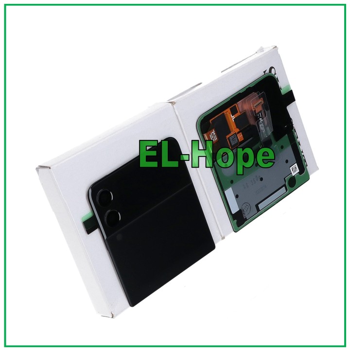 Écran exte'rieur en verre noir de origine pour Samsung Z Flip 3 SM-F711B GH97-26773A