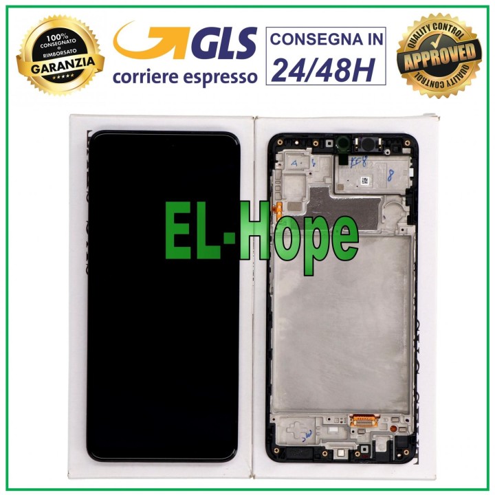Écran tactile LCD avec cadre de origine pour Samsung F22 2021 SM-E225 E225F GH82-26153A