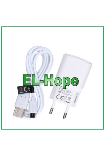 CHARGEUR DE BATTERIE DE VOYAGE UNIVERSEL POUR MAJESTIC 10W CÂBLE MICRO USB 1,2 m BLANC