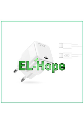 Chargeur de batterie universel a' charge rapide pour TCL 30 W Travel + câble blanc type C
