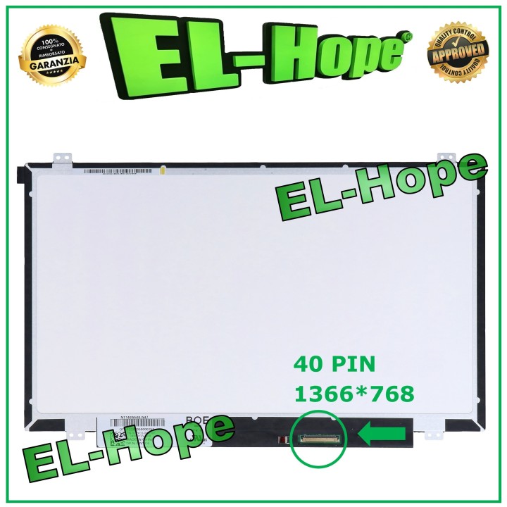 Écran LCD N140BGE-L41 pour ordinateur portable 14 pouces, 40 broches, re'solution HD 1366 x 768, LED