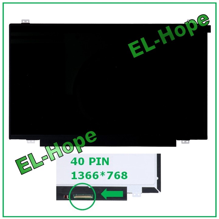 Écran LCD pour ordinateur portable LTN140AT08, 14 pouces, 40 broches, re'solution HD 1366 x 768, LED