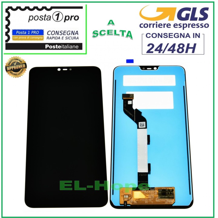 Écran LCD tactile noir pour Xiaomi M1808D2TG