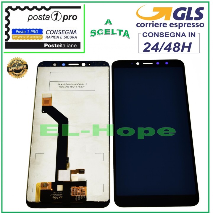 Écran LCD tactile noir pour Xiaomi M1803E6G