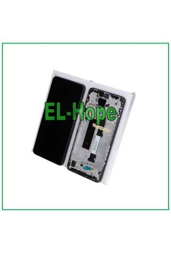Écran tactile LCD de origine pour Xiaomi Redmi Note 9 Pro 5G 2020, cadre bleu