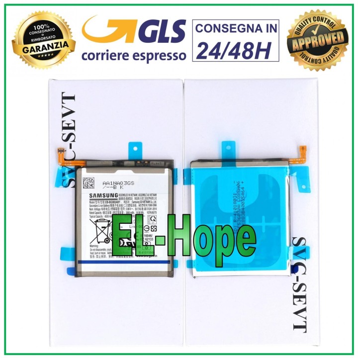 Batterie de origine EB-BG980ABY pour Samsung Galaxy S20 SM-G981F 5G 4 000 mAh
