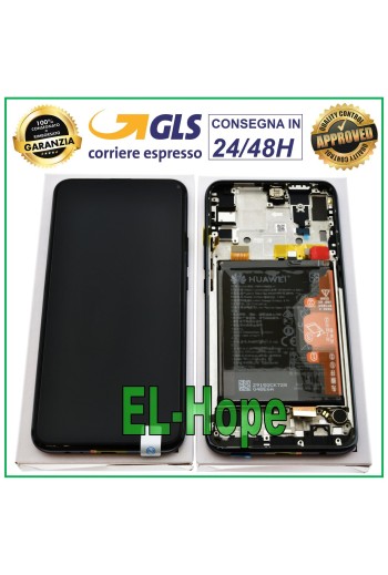 Cadre de affichage LCD et batterie de origine Huawei Y9 Prime Écran tactile Noir