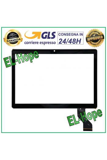 Écran tactile en verre pour tablette Goodtel G3 Digitalizer 10 pouces, noir.