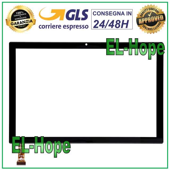 ÉCRAN TACTILE EN VERRE MEDIACOM SMARTPAD AZIMUT3 LITE M-SP1AZ3L ORIGINAL NOIR