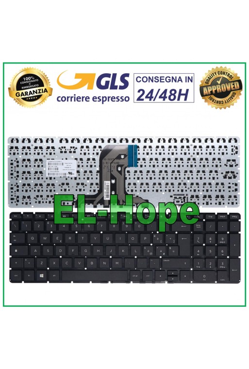 CLAVIER ITALIEN POUR ORDINATEUR PORTABLE HP 15-AC 15-AF 15-AY 15-BA 250/255/TPN-C125 C122