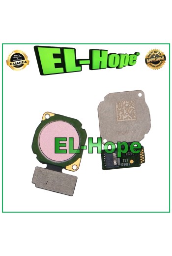 Cle' plate avec capteur de empreintes digitales pour Huawei P8 Lite 2017 LX3 Rose