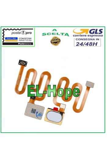 Cle' de empreinte digitale plate pour Oppo A11 A11X PCHT00 PCHM00 blanche