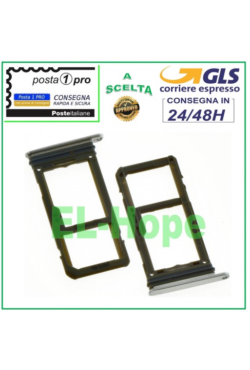 COMPARTIMENT POUR CARTE + CARTE MICRO SD SAMSUNG GALAXY S8 PLUS SM-G955F ARGENT