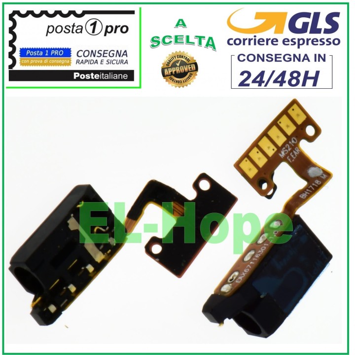 Prise jack pour e'couteurs plats et flexibles pour LG K8 2017 M210 MS210 M200N