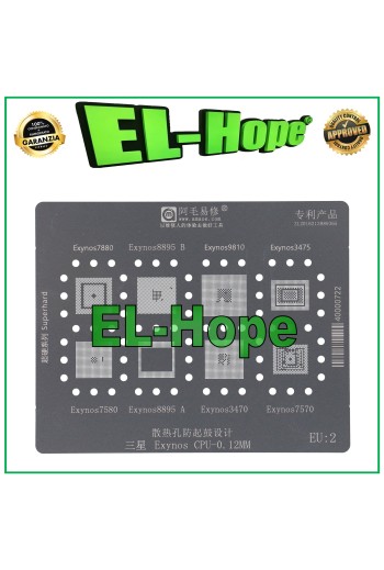 POCHOIR REBALLING COUCHE AMAOE EU2 POUR SAMSUNG EXYNOS 7580 S8895A 3470 7570