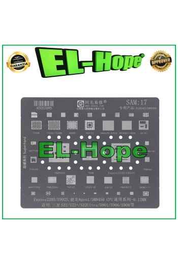 Carte me're CPU STENCIL AMAOE SAM17 COUCHE EXYNOS 2200 E9925 SM8450 pour Samsung 