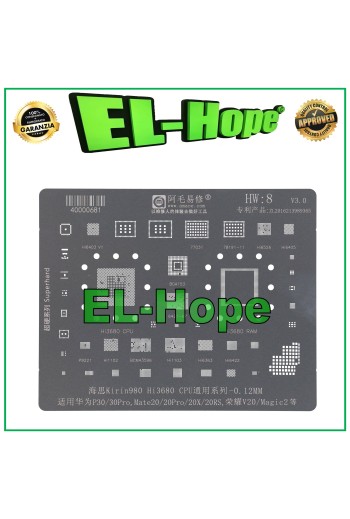 POCHOIR REBALLING AMAOE EU1 CARTE MÈRE POUR HUAWEI P30 /P30 PRO MATE 20 /20 PRO
