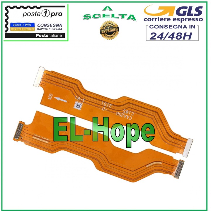 Connecteur de carte me're plat et flexible pour station de charge OPPO A36 PESM10