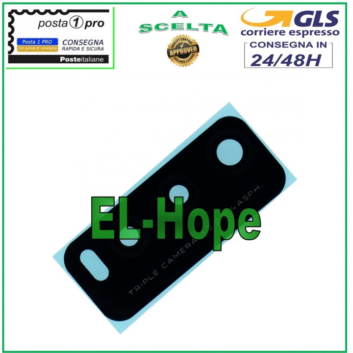 Vitre de protection pour objectif de came'ra arrie're pour VIVO Y30 + adhe'sif double face