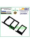 SUPPORT DE COMPARTIMENT POUR CHARIOT NANO SIM MICRO SD SAMSUNG GALAXY J7 SM J730 F 2017 NOIR