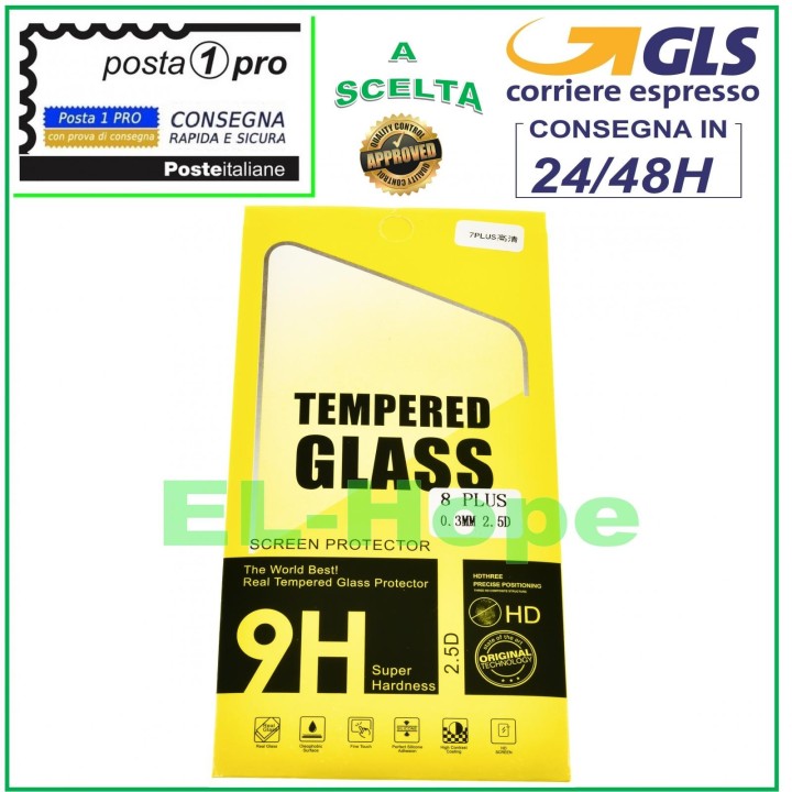 PROTECTION De ÉCRAN EN VERRE TREMPÉ POUR IPHONE 8 PLUS