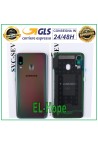 Coque arrie're originale en verre noir pour Samsung Galaxy A40 SM-A405