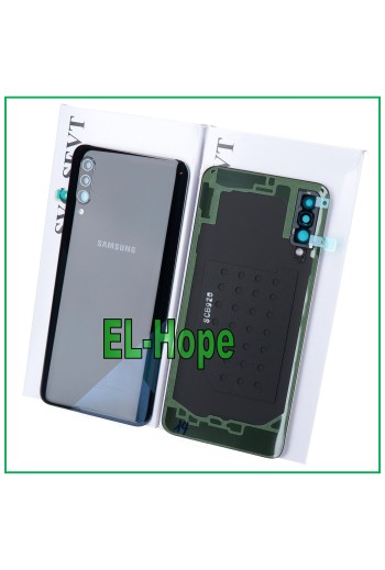 Coque arrie're originale en verre noir pour Samsung Galaxy A30S SM-A307