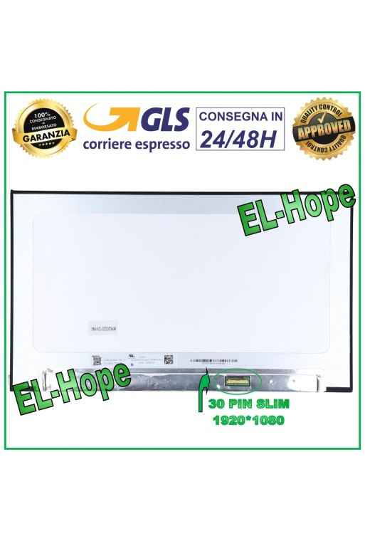 Écran LCD pour ordinateur portable LP156WFC 15,6 pouces 30 broches Slim 1920 x 1080 Full HD LED