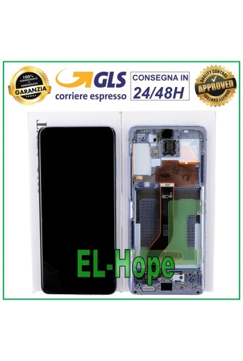 Écran LCD de origine Samsung Galaxy S20+ Plus SM-G985 G986 tactile violet