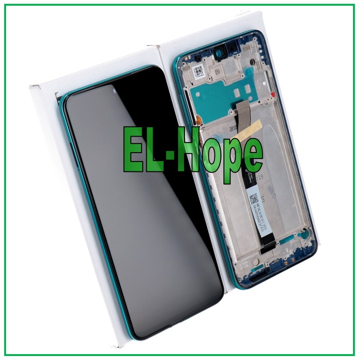 Écran LCD de origine Xiaomi Redmi Note 10 Lite + e'cran tactile cadre bleu