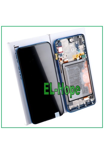 Cadre de affichage LCD et batterie de origine Huawei Y9 Prime Écran tactile Écran bleu