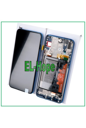 Cadre de affichage LCD et batterie de origine Huawei Y9 Prime Écran tactile Écran bleu