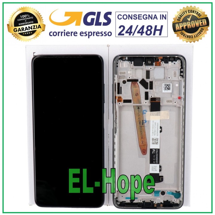ÉCRAN LCD TACTILE ORIGINAL + CADRE XIAOMI POCO X3 M2007J20CG M2007J20CT NOIR