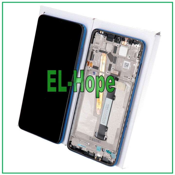 ÉCRAN LCD + CADRE ORIGINAL XIAOMI POCO X3 M2007J20CG M2007J20CT TACTILE BLEU