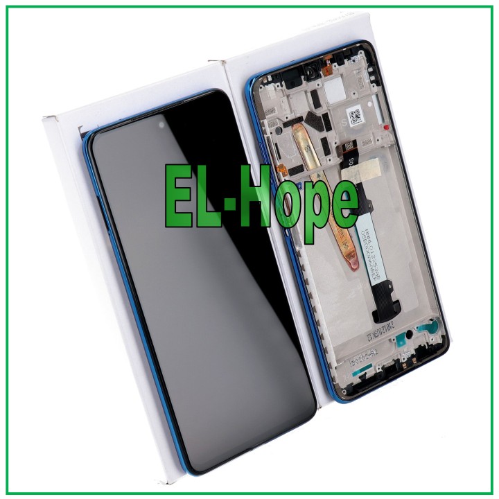 Écran LCD + cadre de origine Xiaomi Poco X3 NFC M2007J20CI Écran tactile bleu