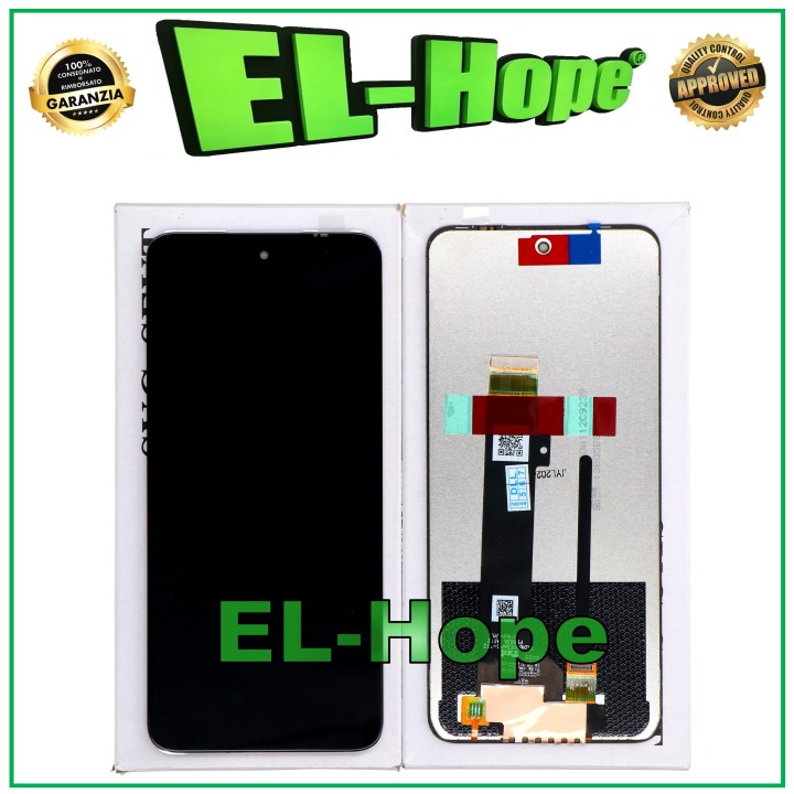 Écran LCD + e'cran tactile e'quivalent a' le original Motorola Moto G23 XT2333 Noir