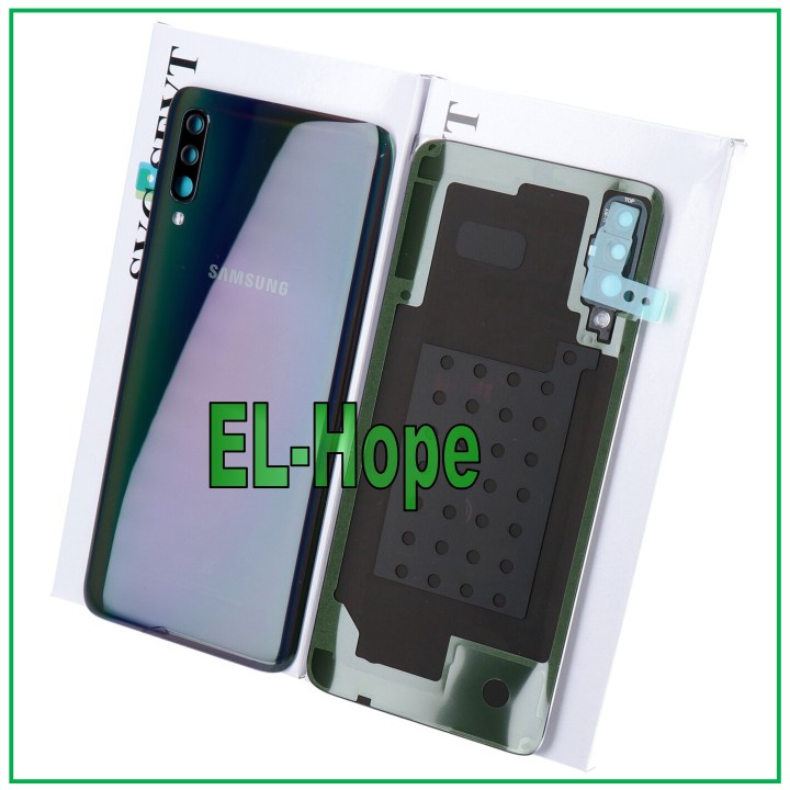 Coque arrie're originale en verre noir pour Samsung Galaxy A70 SM-A705