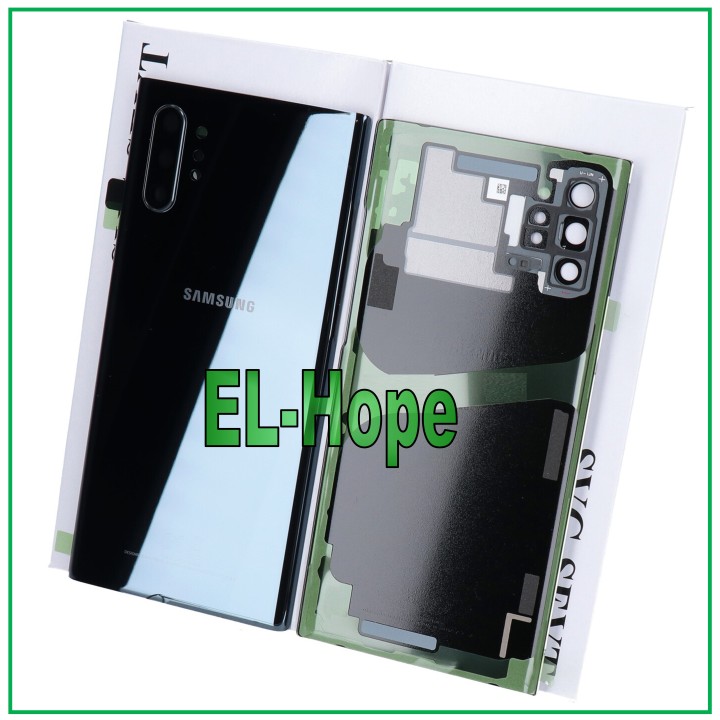 Cache batterie arrie're noir de origine pour Samsung Galaxy Note 10 Plus SM-N976F