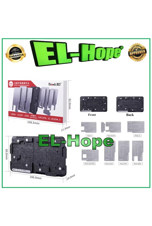 OUTIL DE SOUDAGE ET DE REBILLAGE DE POCHOIRS POUR APPLE IPHONE 12 / 12-PRO / 12 MINI / 12PRO MAX