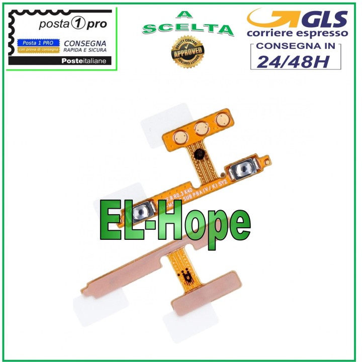 Bouton de volume plat et flexible pour Samsung Galaxy A12 SM A127 A127F, touches late'rales FN