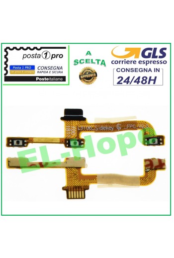TOUCHES LATÉRALES PLATES VOLUME TOUCHE MARCHE/ARRÊT MARCHE MOTOROLA MOTO G6 PLAY