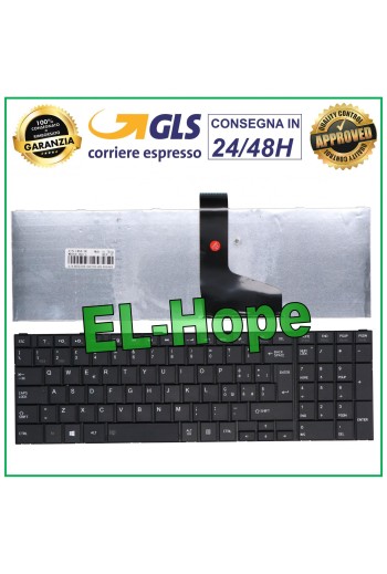 Clavier italien pour ordinateur portable Toshiba Satellite 9Z.N7TSU.00E MP-11B96I0-528W NSK-TT4SU