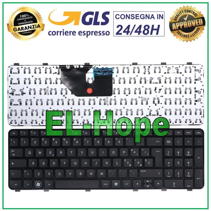 Clavier italien noir pour ordinateur portable HP Pavilion DV6-6C73EL, DV6-3156SL, DV6-6C75EA