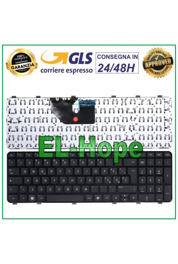 Clavier italien pour ordinateur portable HP Pavilion Series DV6 6000, 6090, 6100, 6200, 6B00, noir